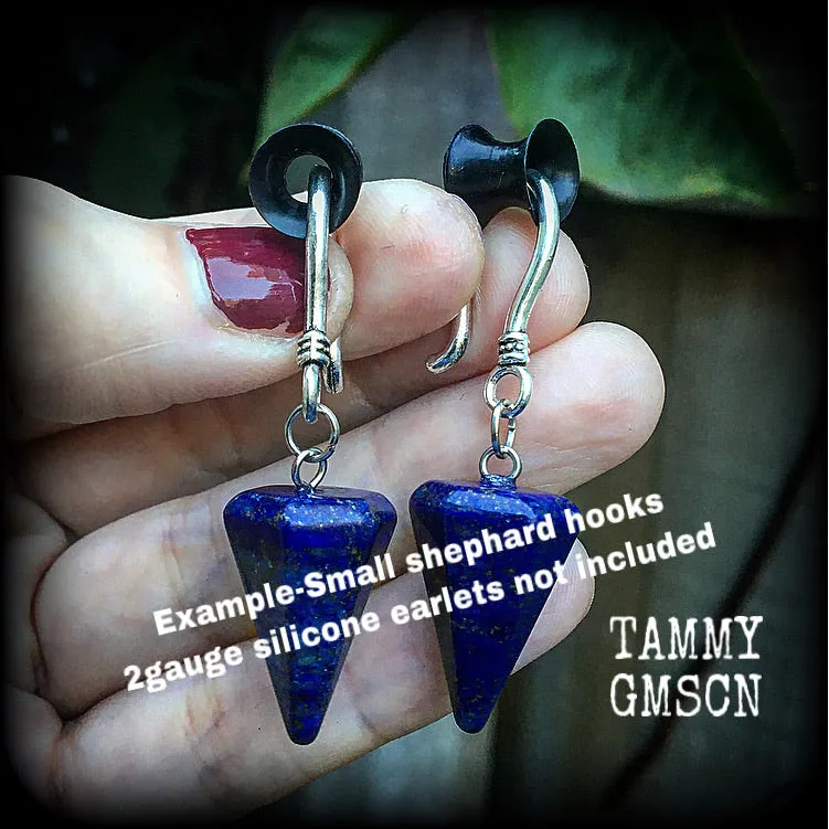 Lapis Lazuli earrings-Gemstone earrings