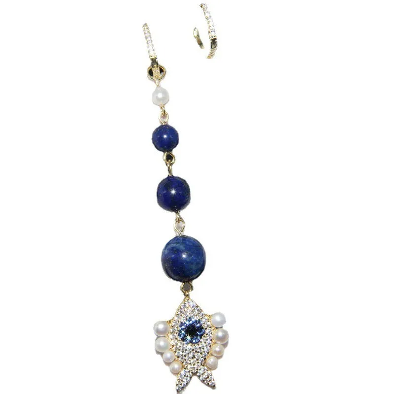 Lapis Lazuli Fish Earring's!So beautiful!!