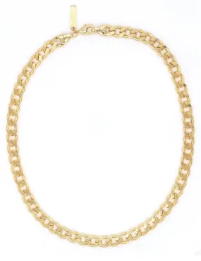 Leila Cuban Link Choker, Gold