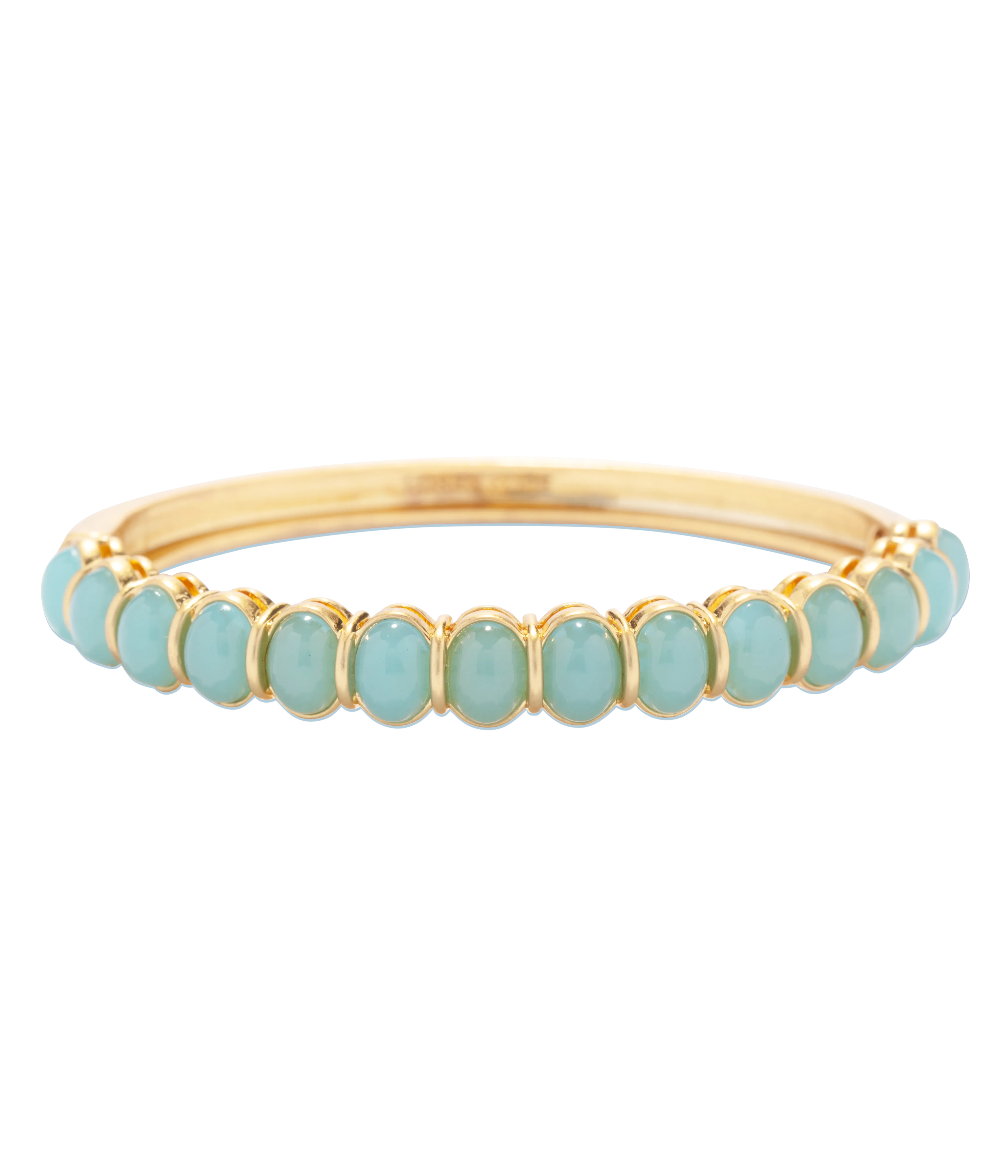 Lillian Bangle Bracelet in Aqua