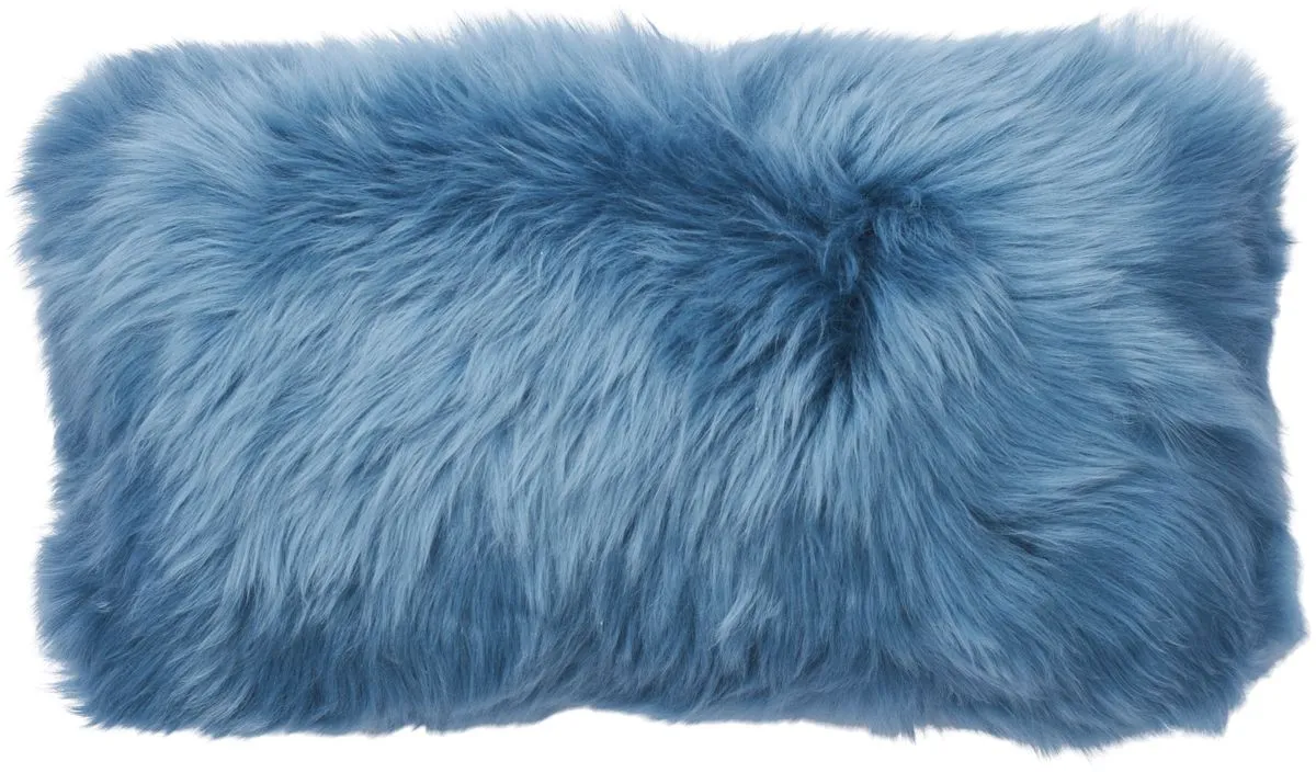 Long-Wool Sheepskin Cushion | Doublesided | New Zealand | 25x50 cm