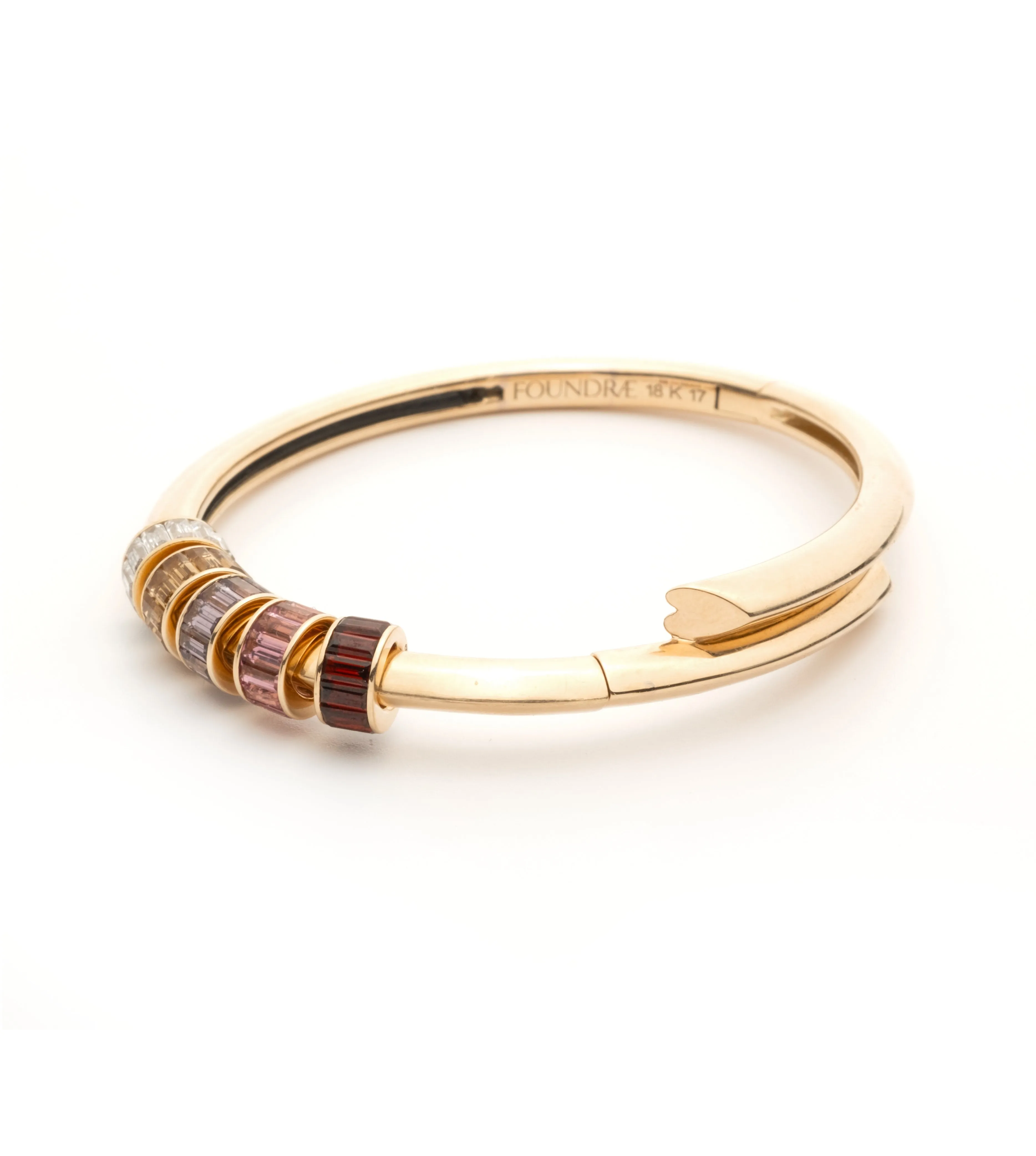 Love : Multi Heart Beat Strong Heart Bangle