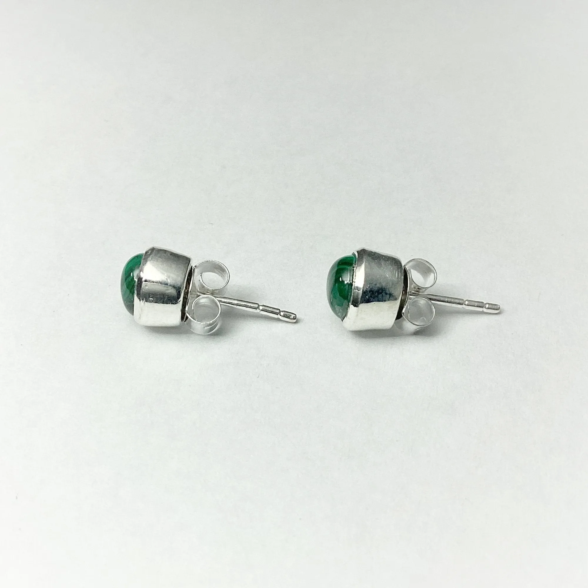 Malachite Stud Earrings