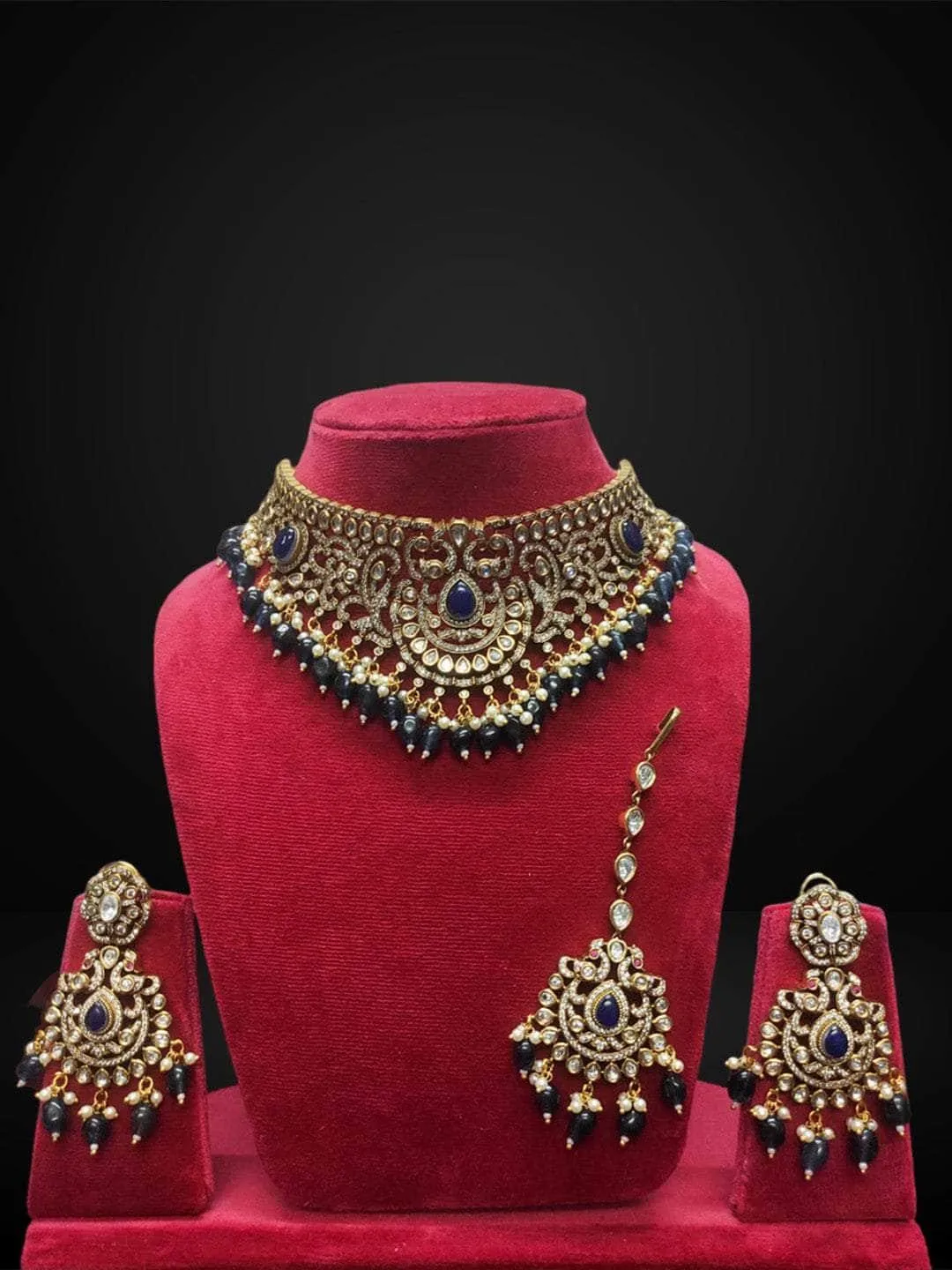 Meenakari Kundan Studded Heavy Necklace