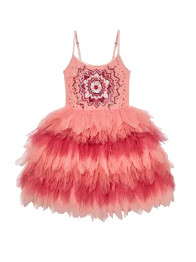 Mindful Mandala Tutu Dress | Coral Almond