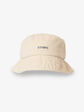 Minimal Thrills Bucket Hat - Heritage White