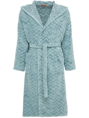 Missoni Home   Rex hooded cotton bathrobe 