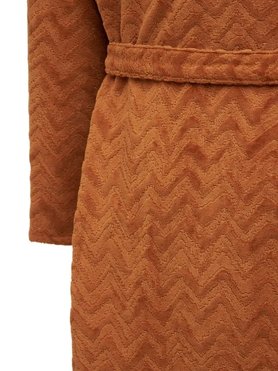 Missoni Home   Rex hooded cotton bathrobe 