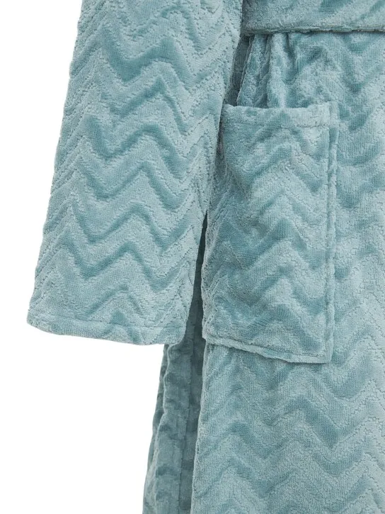 Missoni Home   Rex hooded cotton bathrobe 