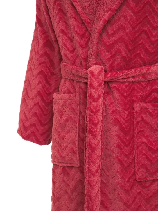 Missoni Home   Rex hooded cotton bathrobe 