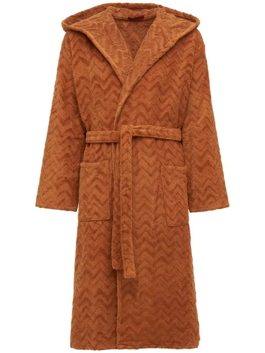 Missoni Home   Rex hooded cotton bathrobe 