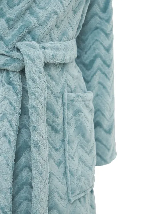 Missoni Home   Rex hooded cotton bathrobe 