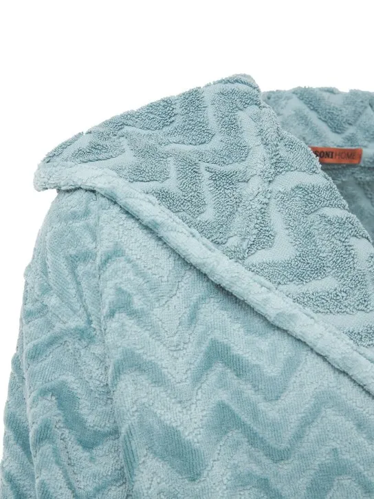 Missoni Home   Rex hooded cotton bathrobe 