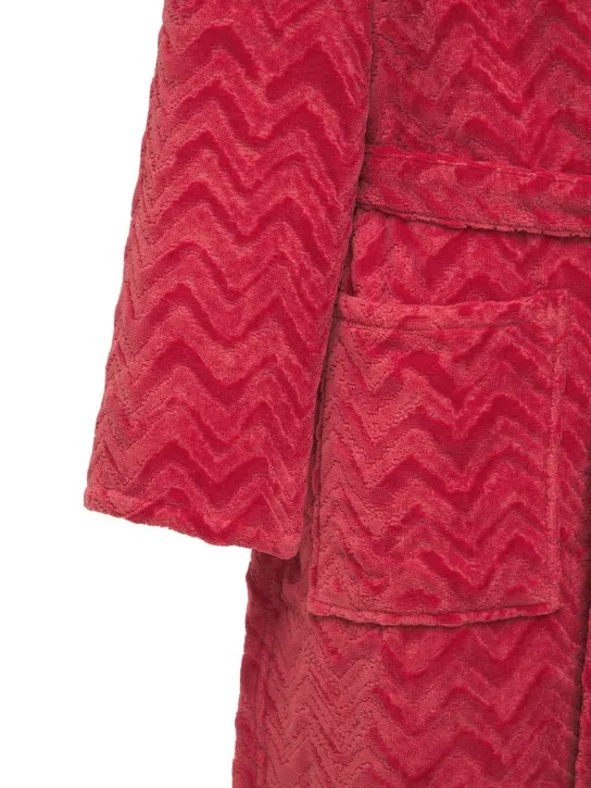 Missoni Home   Rex hooded cotton bathrobe 