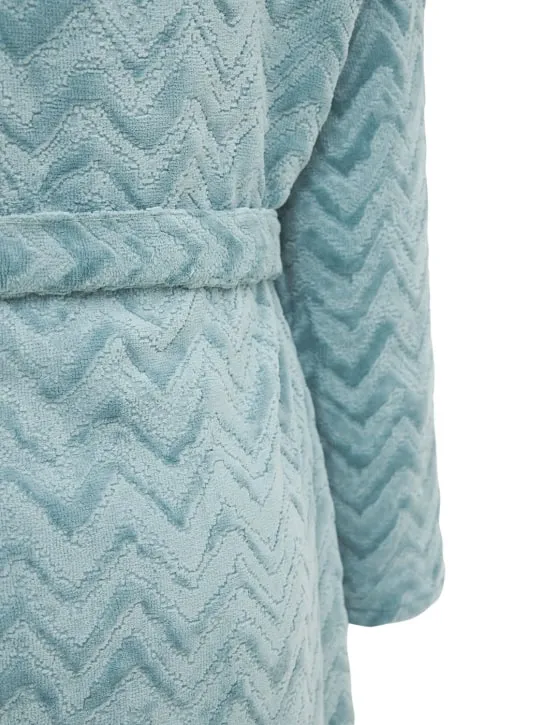 Missoni Home   Rex hooded cotton bathrobe 