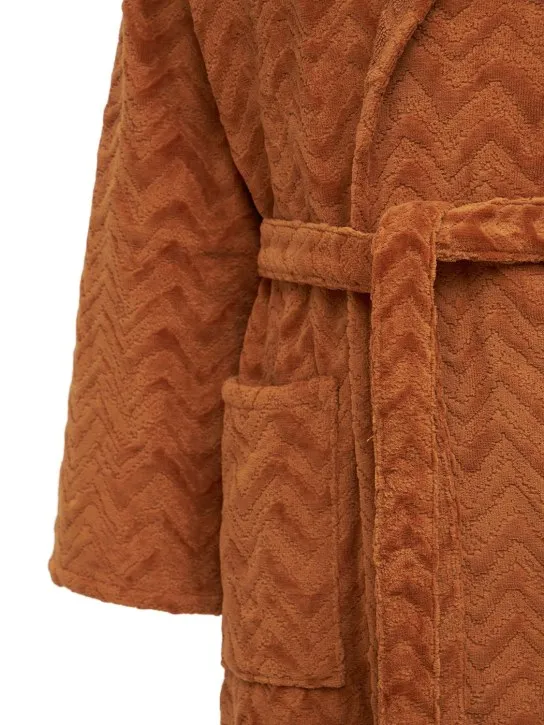 Missoni Home   Rex hooded cotton bathrobe 