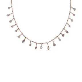 MULTI SHAPE SHAKER DIAMOND NECKLACE