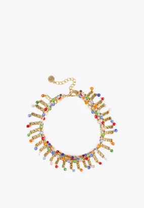 Multicoloured choker