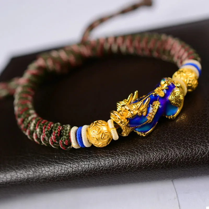 Mystic Dragon Knot Bracelet: Pure Copper, Men's Totem Style