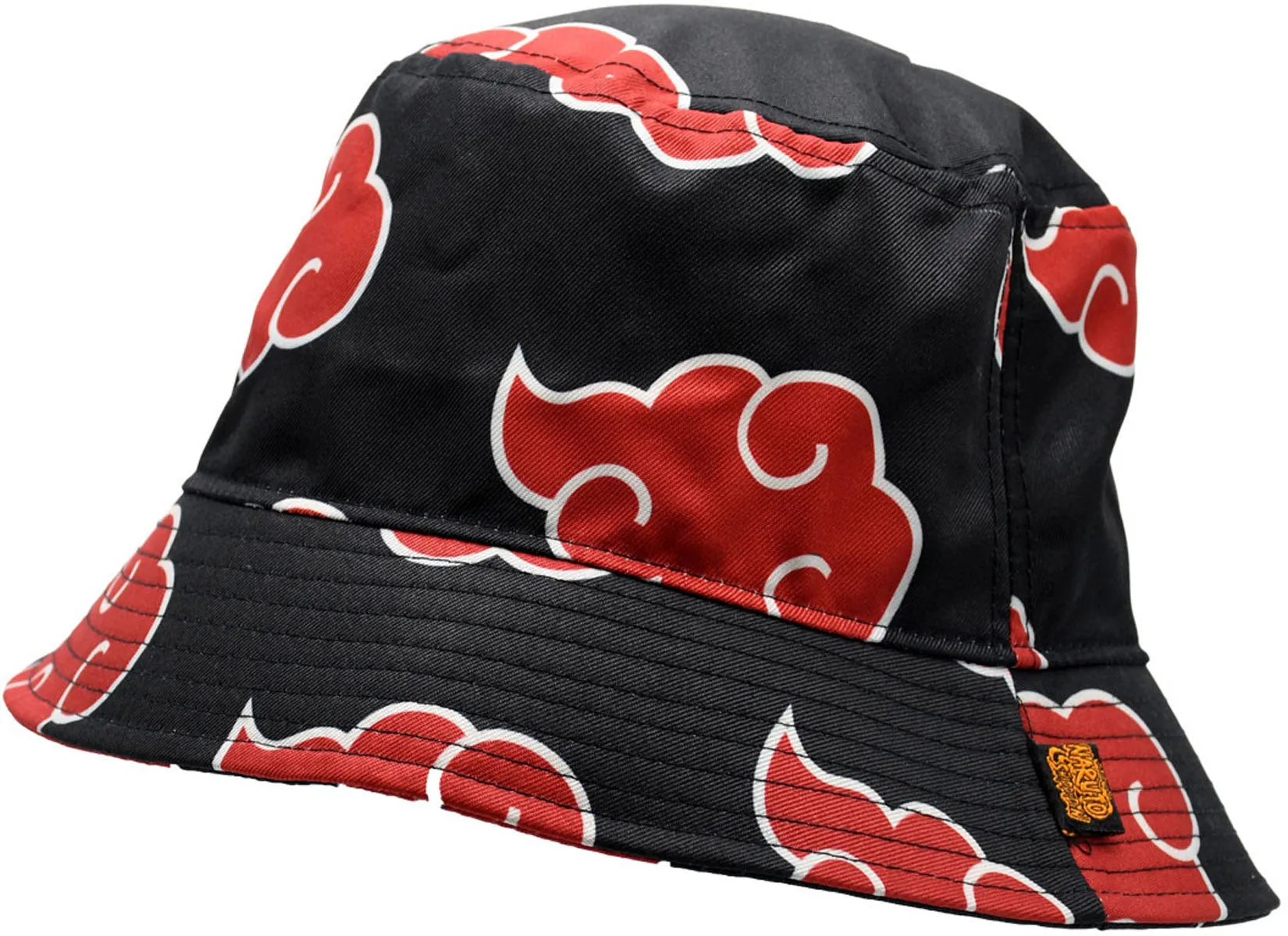 Naruto Cloud Black Bucket Hat