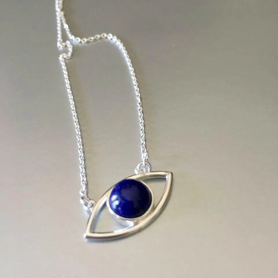 Nazar Necklace With Lapis Lazuli