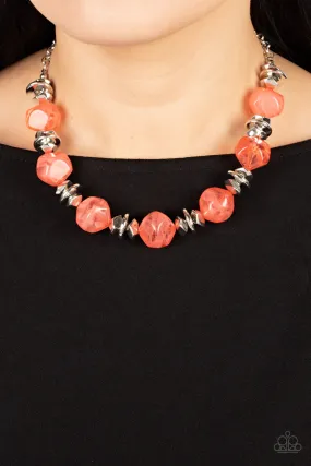 Necklace Island Ice - Orange N2152