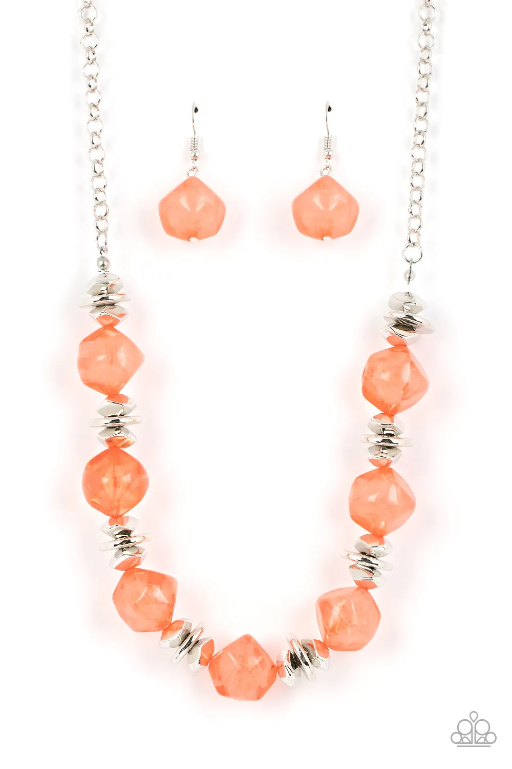 Necklace Island Ice - Orange N2152