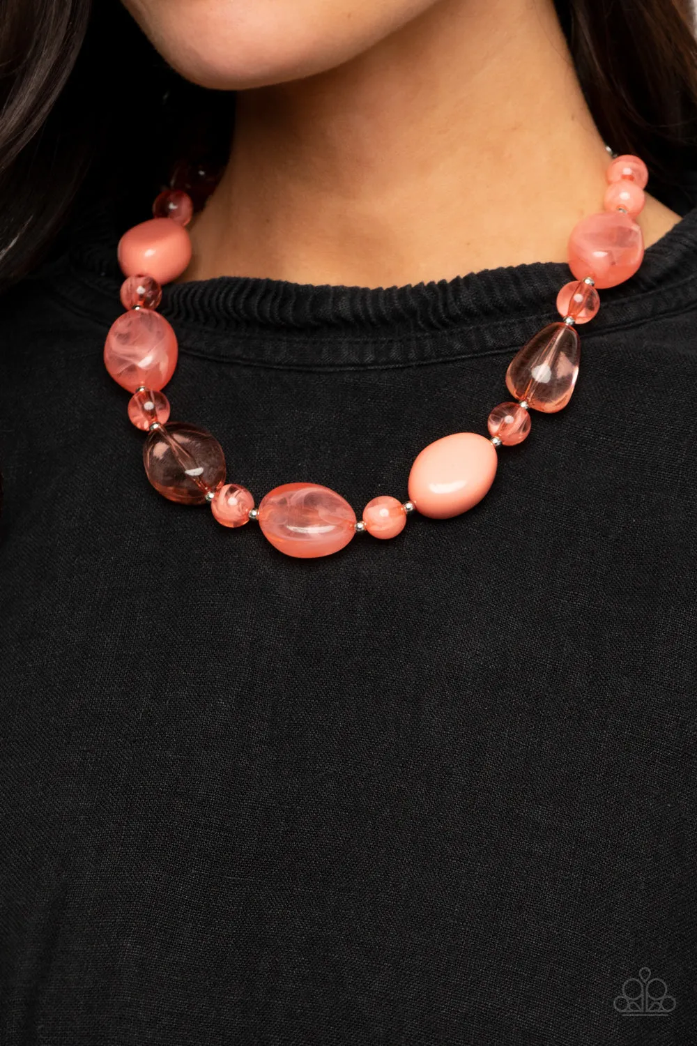 Necklace Staycation Stunner - Orange N181