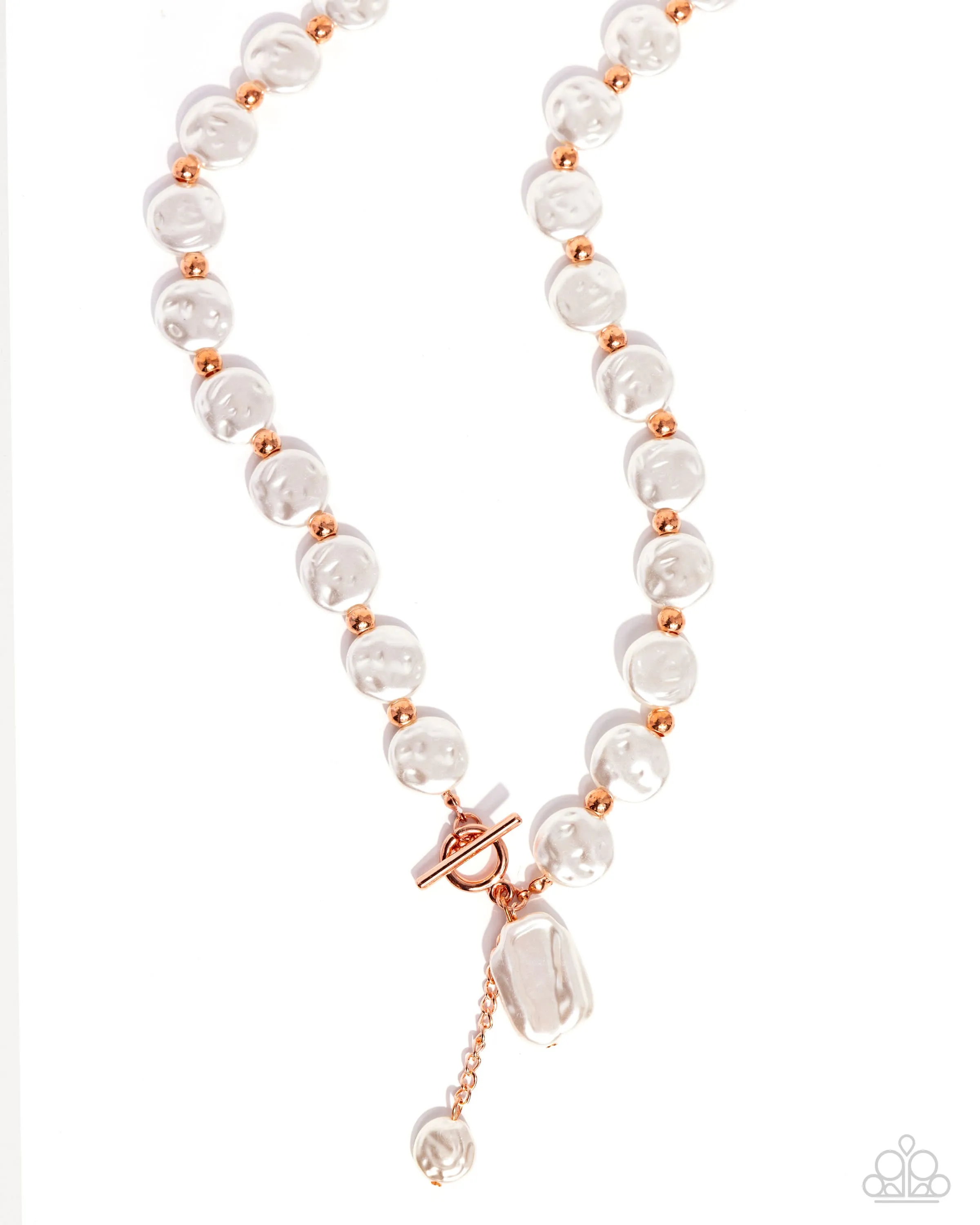 Necklaces Beaming Baroque - Copper N2135