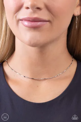 Necklaces Serenity Strand - Silver Choker N290