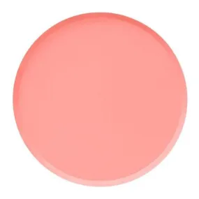 Neon Coral Plates - Lunch 12 Pkt