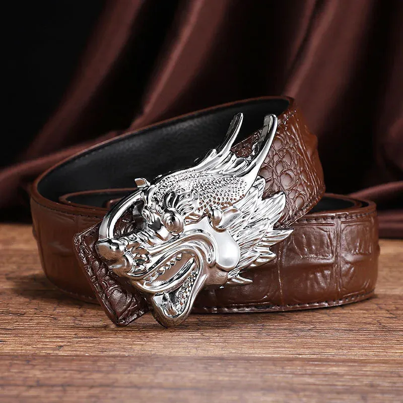 New Men's Belts Genuine Leather Alloy Smooth Buckle Belt Casual Business Men Belt High Quality Fashion Luxury Waistband 3.7cm