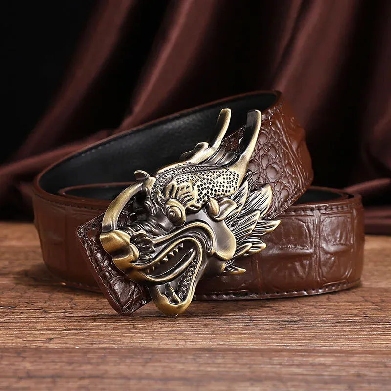 New Men's Belts Genuine Leather Alloy Smooth Buckle Belt Casual Business Men Belt High Quality Fashion Luxury Waistband 3.7cm