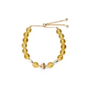 Niche Design Sterling Silver Citrine Bracelet for Women