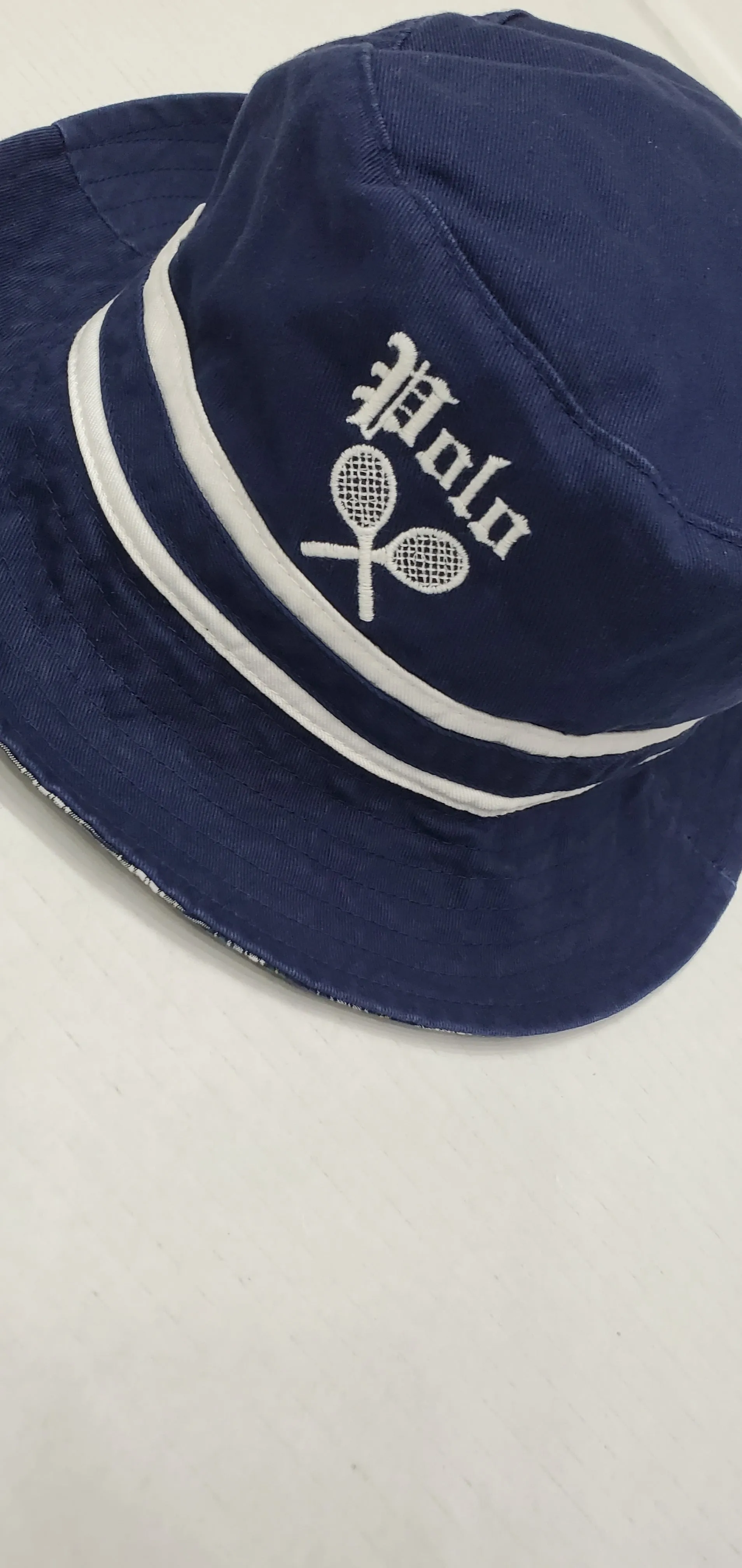 Nwt Polo Ralph Lauren Polo Tennis Plaid Reversible Hat