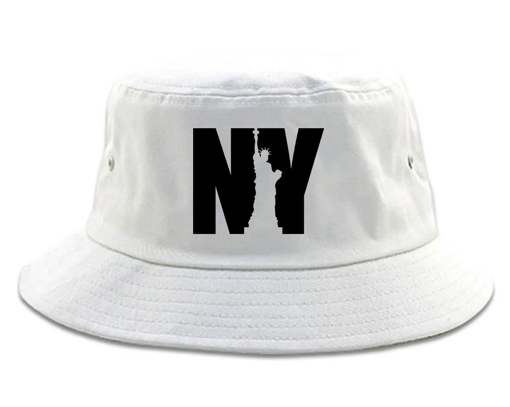 NY Statue Of Liberty Mens Bucket Hat