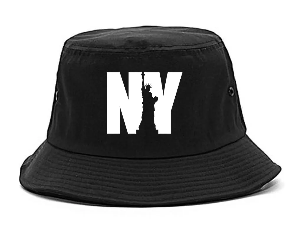 NY Statue Of Liberty Mens Bucket Hat