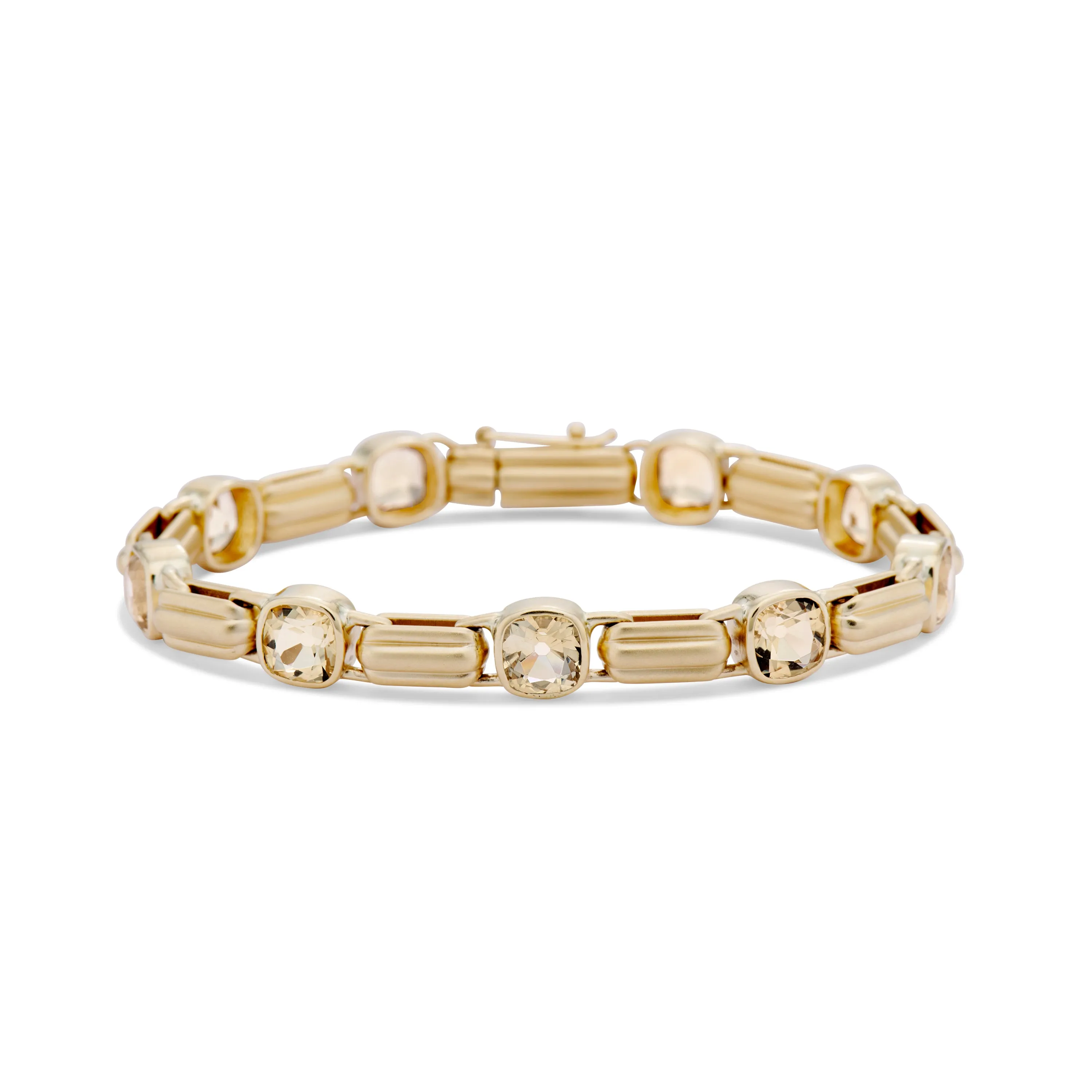 Old Mine Cut Citrine Finley Bracelet