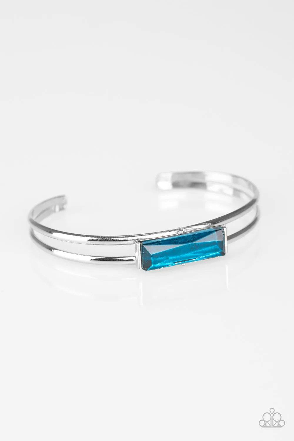 Open Door Jewelry - Choose Chic - Blue Bracelet - Paparazzi Accessories