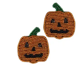 Orange Pumpkin Earrings