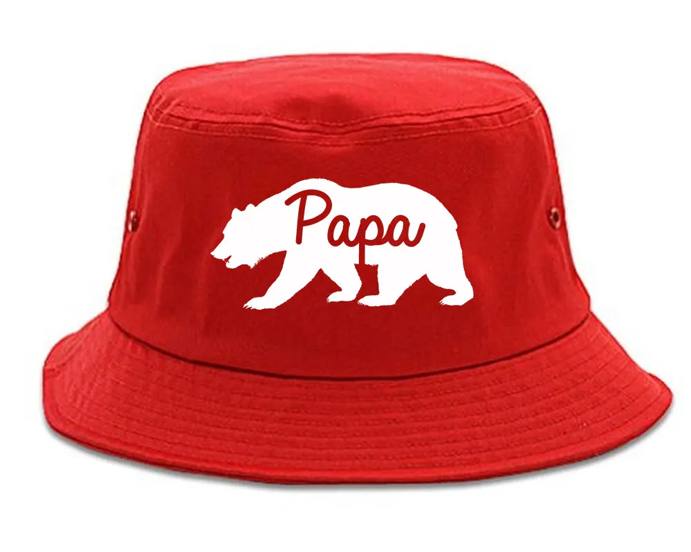 Papa Bear Mens Bucket Hat