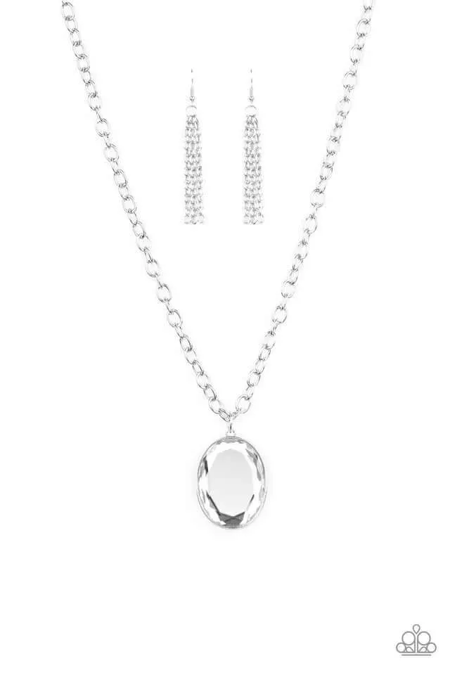 Paparazzi  Accessories- Light As Heir #L107 - Silver Necklace