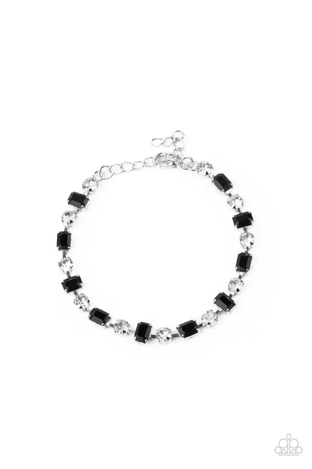 Paparazzi Bracelet ~ Out In Full FIERCE - Black