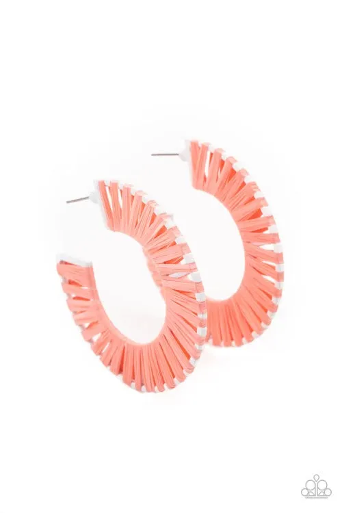 Paparazzi Everybody Conga! Earrings Orange