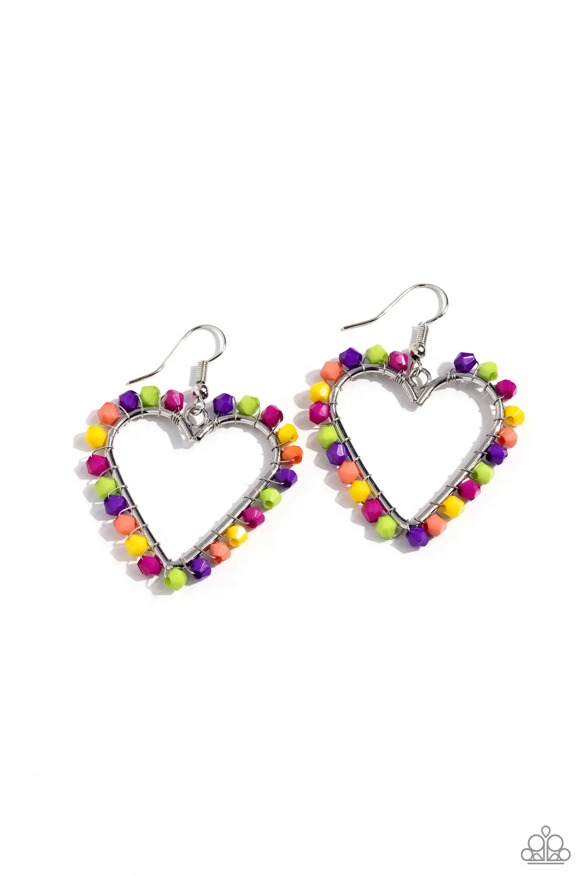 Paparazzi Fun-Loving Fashion Earrings Multi