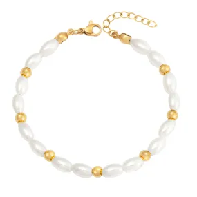 Pina Colada Pearl Bracelet