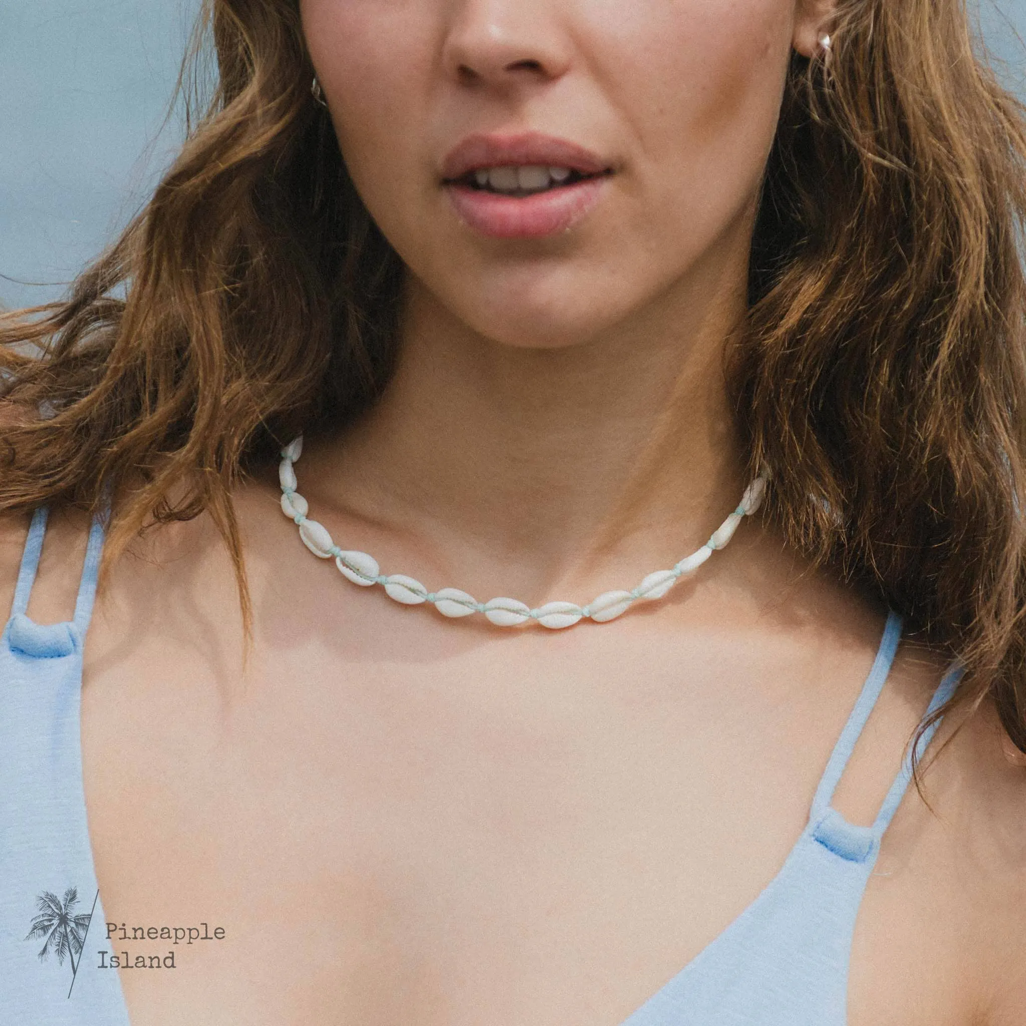 Pineapple Island - Livadi Choker Necklace, Summer Jewelry by Pineapple Island: Turquoise