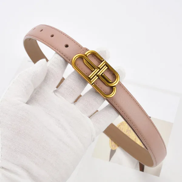 Pink Women Genuine Leather Belt 粉色女士真皮皮带 KCBELT1025a