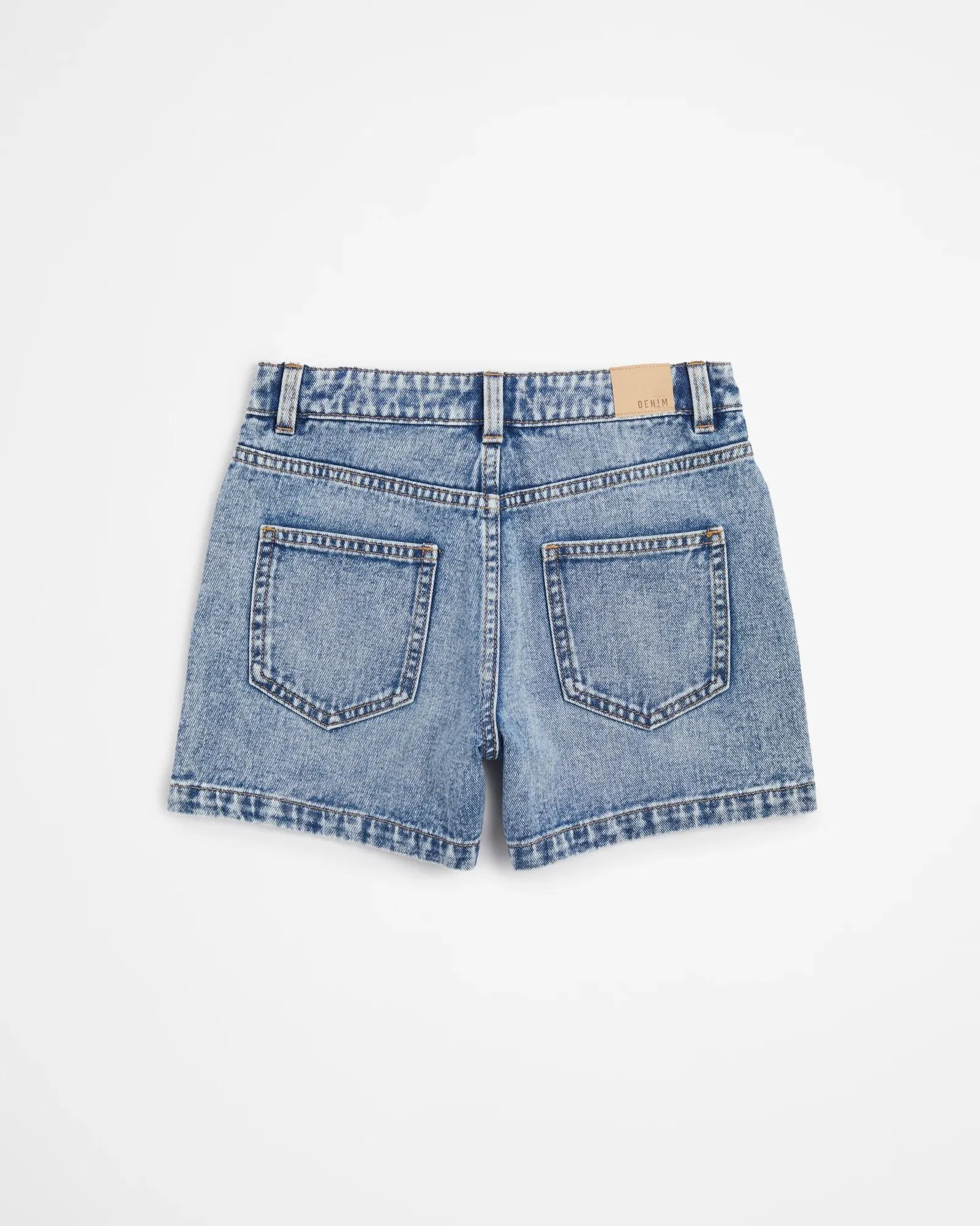 popular  Girls Denim Shorts - Mid Wash