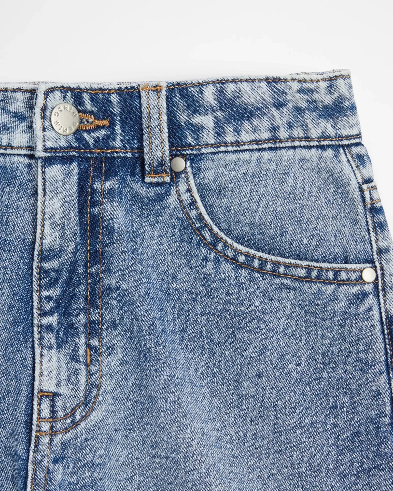 popular  Girls Denim Shorts - Mid Wash